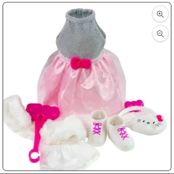My Life As Hello Kitty 50th Anniversary Doll Pink Dress 18” Walmart Exclusive - Picture 5 of 9